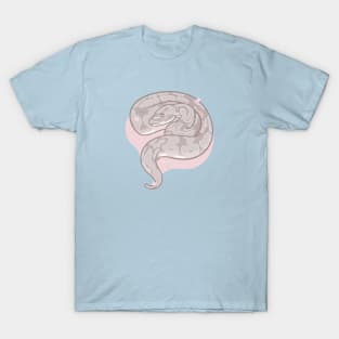 Axanthic Ball Python Original Illustration T-Shirt